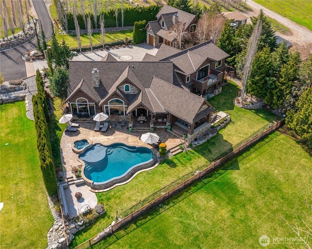 bird's eye view