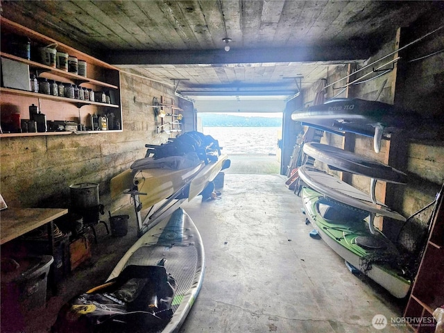 view of storage room