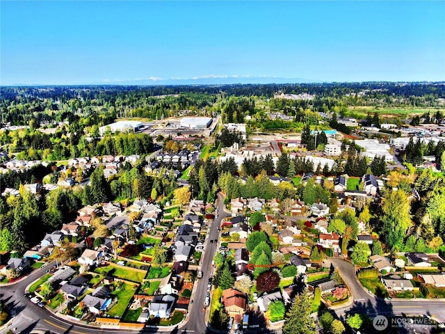 2215 185th Pl SE, Bothell, WA 98012 - aerial view of property and surrounding area featuring nearby suburban area