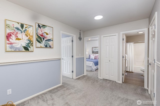 1231 148th Pl SE, Mill Creek, WA 98012 - hallway with carpet flooring and baseboards
