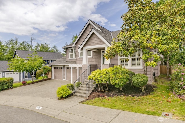 1231 148th Pl SE, Mill Creek, WA 98012 - view of front of home featuring concrete driveway and a shingled roof