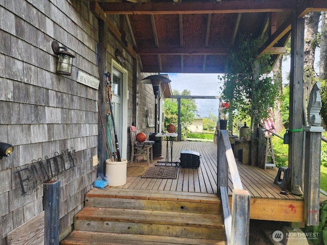 4751 State Route 109, Moclips, WA 98562 - view of wooden deck
