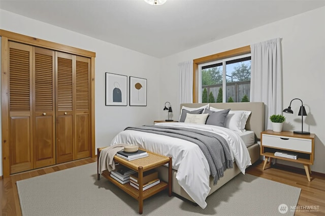 4019 Wexford Loop SE, Olympia, WA 98501 - bedroom with a closet and light wood-style floors