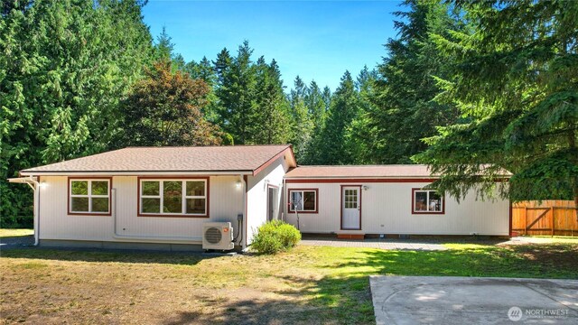 85 Plum Ave, Chimacum, WA 98325 - back of house with a cooling unit and roof with shingles