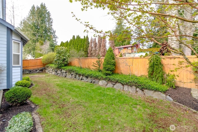 19204 Evergreen Dr, Bonney Lake, WA 98391 - view of yard with a fenced backyard