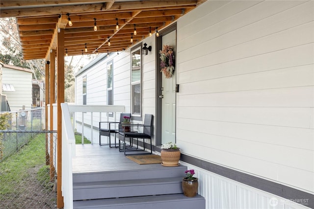 3001 S 288th St Unit 282, Federal Way, WA 98003 - wooden terrace with fence and covered porch