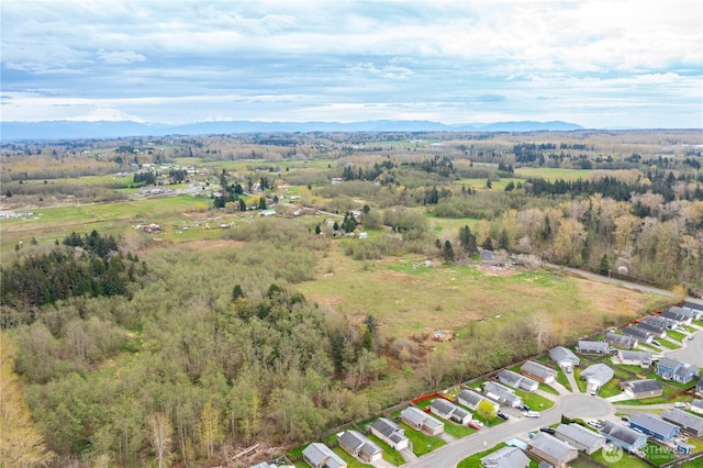 4656 Bay Rd, Blaine, WA 98230 - birds eye view of property featuring a mountain view and a residential view