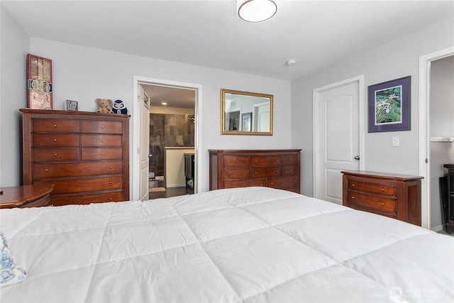 bedroom featuring ensuite bathroom