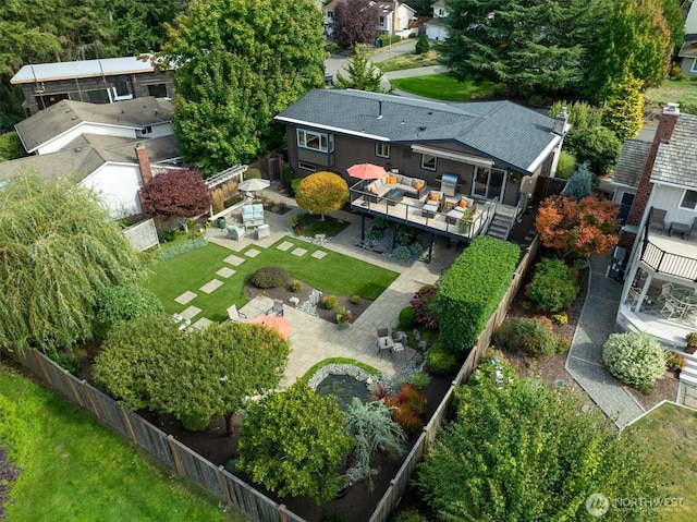 bird's eye view