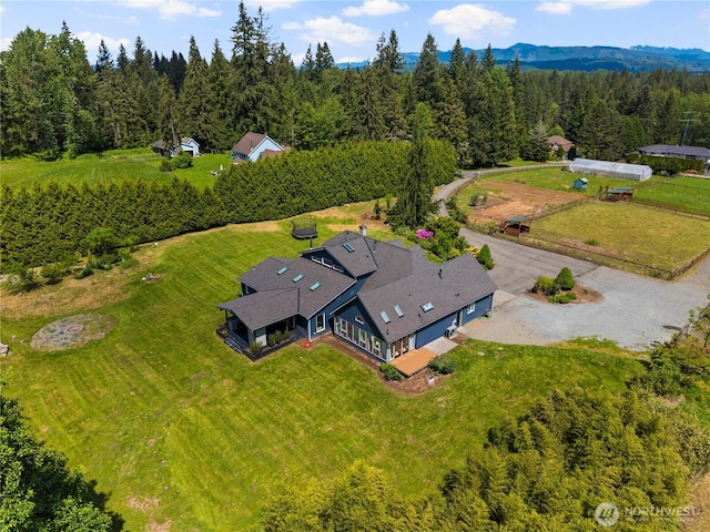 12425 318th Ave NE, Duvall, WA 98019 - view from above of property with a heavily wooded area