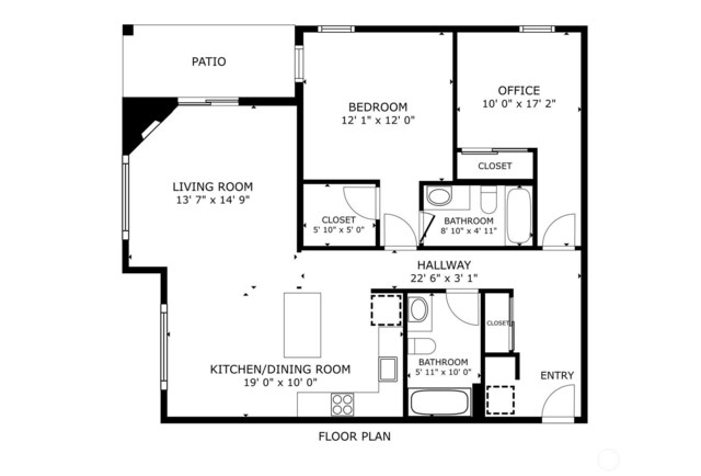 10549 Stone Ave N Unit 103, Seattle, WA 98133 - view of room layout
