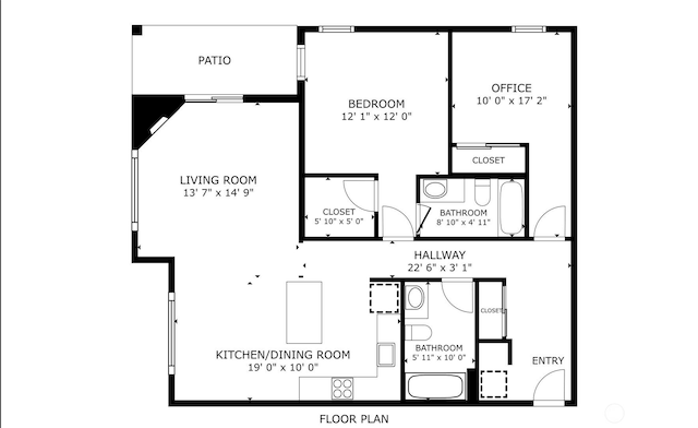 10549 Stone Ave N Unit 103, Seattle, WA 98133 - view of property floor plan