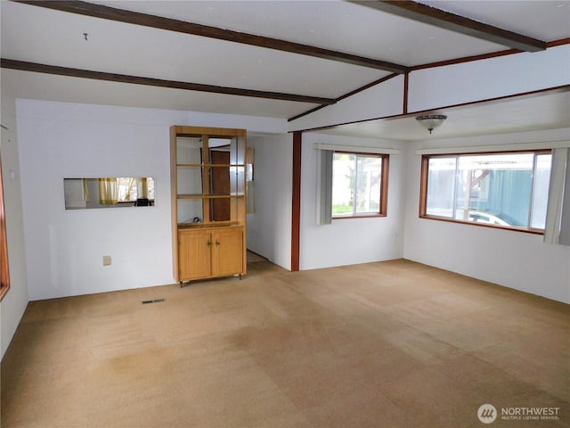 18329 32nd Ave S, Seatac, WA 98188 - empty room with light carpet, visible vents, and plenty of natural light