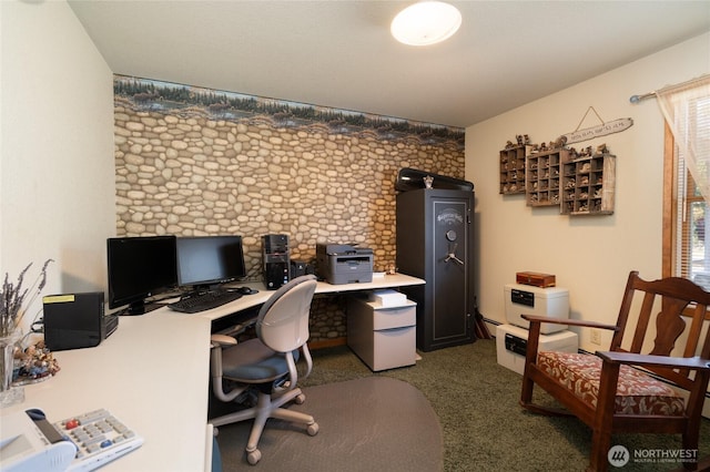 7095 N Wilde Rd, Concrete, WA 98237 - view of carpeted home office