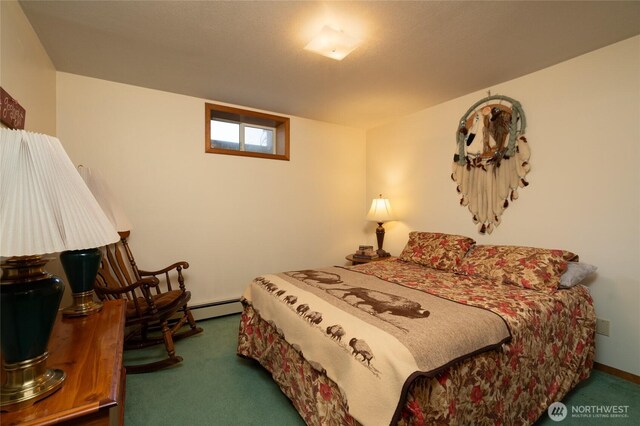 7095 N Wilde Rd, Concrete, WA 98237 - bedroom featuring carpet and baseboards