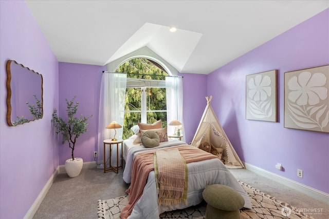 21908 36th Ave W, Brier, WA 98036 - bedroom with carpet and vaulted ceiling