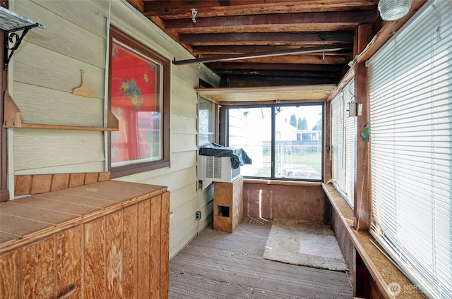 1257 S Ridgewood Ave, Tacoma, WA 98405 - unfurnished sunroom featuring cooling unit