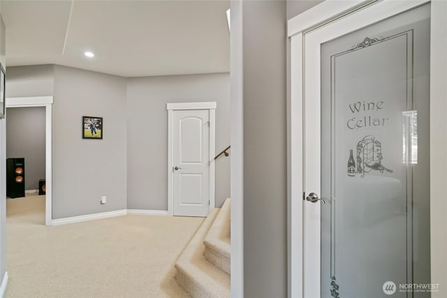 107 Springhill Dr, East Wenatchee, WA 98802 - corridor with baseboards, recessed lighting, and carpet