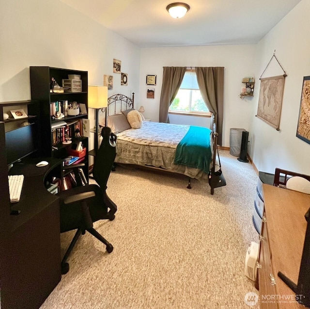 bedroom featuring carpet floors