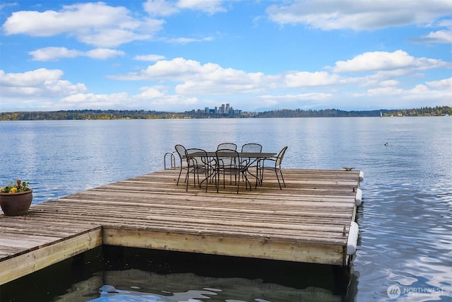 510 Lakeside Ave S Unit 10, Seattle, WA 98144 - dock area featuring a water view