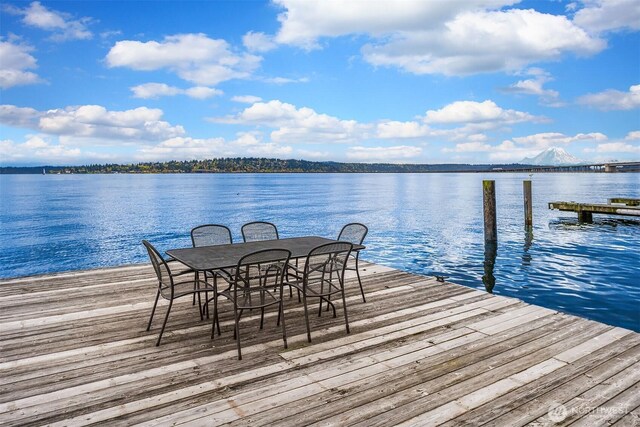 510 Lakeside Ave S Unit 10, Seattle, WA 98144 - dock area featuring a water view