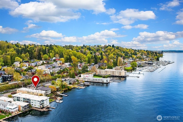 510 Lakeside Ave S Unit 10, Seattle, WA 98144 - birds eye view of property with a water view