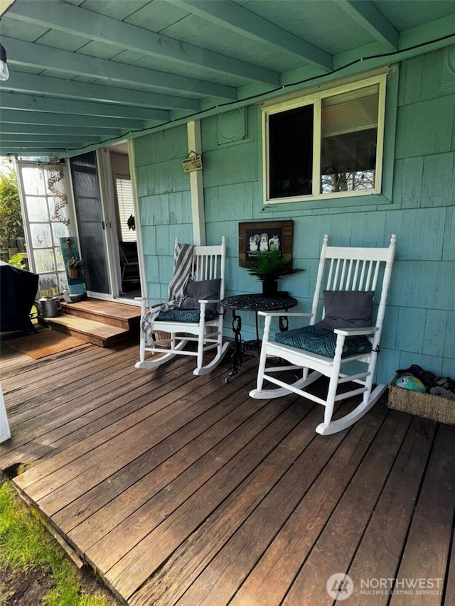 4216 N Pl, Seaview, WA 98644 - view of wooden terrace