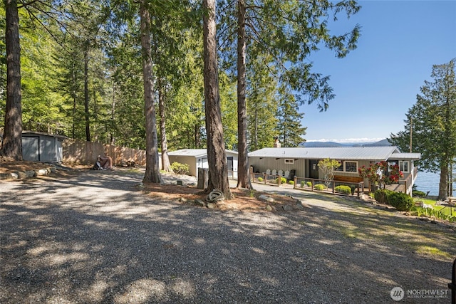 162 Sea Ranch Rd, Lopez Island, WA 98261 - single story home with driveway and fence