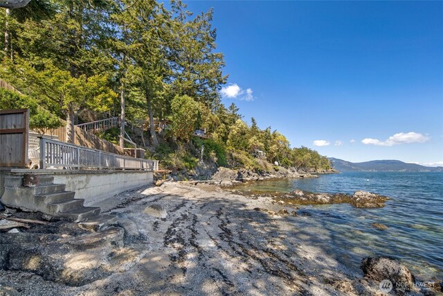 162 Sea Ranch Rd, Lopez Island, WA 98261 - property view of water with a mountain view