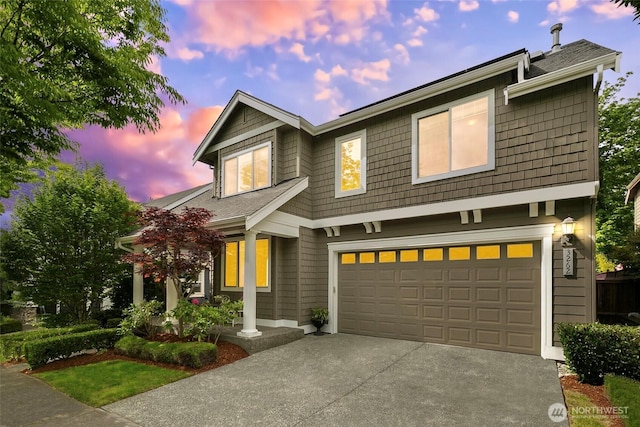 3262 NE Marquette Way, Issaquah, WA 98029 - view of front facade with a garage and concrete driveway