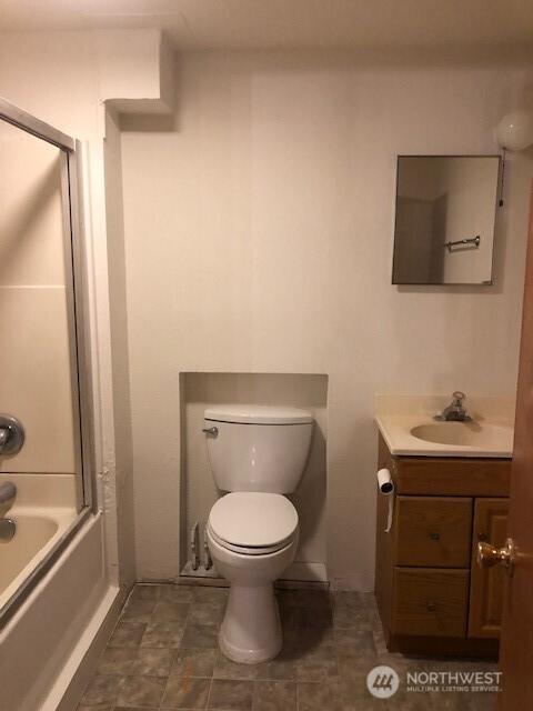 20868 SE Rd 2, Warden, WA 98857 - bathroom featuring vanity and bathtub / shower combination