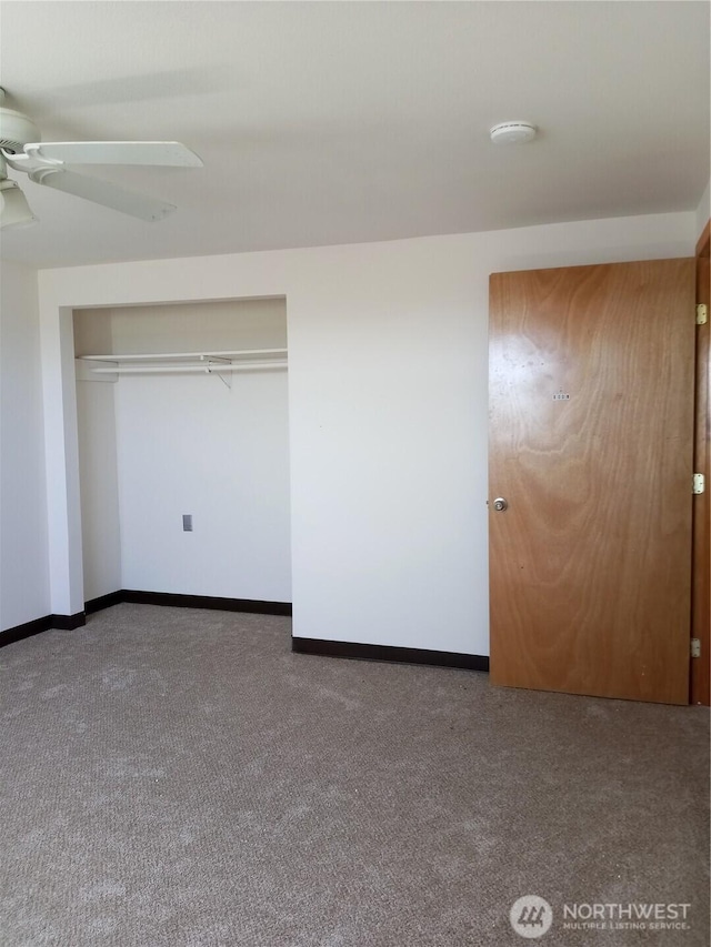 20868 SE Rd 2, Warden, WA 98857 - unfurnished bedroom with carpet and a closet