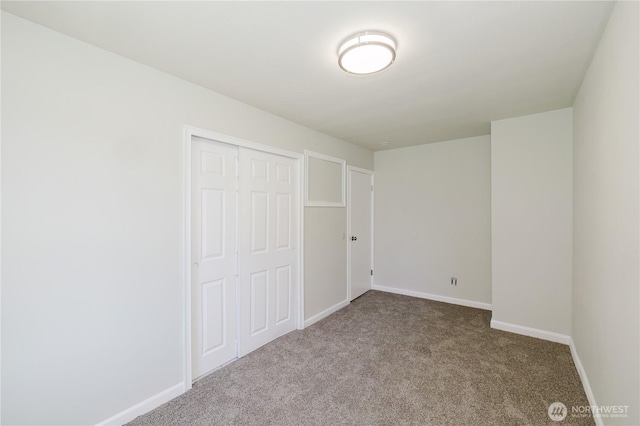3335 Trenton Ave NE, Bremerton, WA 98310 - unfurnished bedroom with carpet flooring, a closet, and baseboards