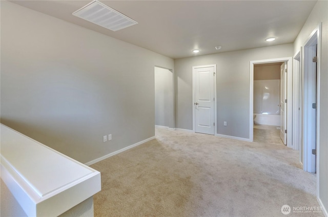 18218 37th Ave E, Tacoma, WA 98446 - empty room with visible vents, baseboards, recessed lighting, and carpet