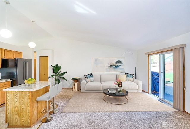 21850 SE 271st Pl, Maple Valley, WA 98038 - living area with light colored carpet and lofted ceiling