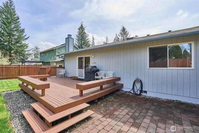 21850 SE 271st Pl, Maple Valley, WA 98038 - back of property with a wooden deck and fence