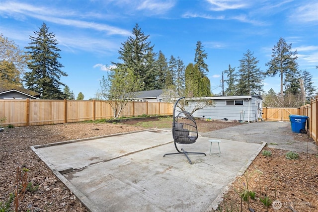 14043 Burke Ave N, Seattle, WA 98133 - view of patio featuring a fenced backyard