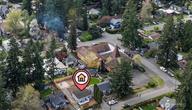 14043 Burke Ave N, Seattle, WA 98133 - bird's eye view with a residential view