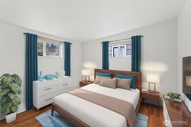 14043 Burke Ave N, Seattle, WA 98133 - bedroom with wood finished floors
