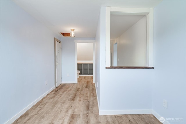 1401 264th Pl, Ocean Park, WA 98640 - hall with baseboards and wood finished floors
