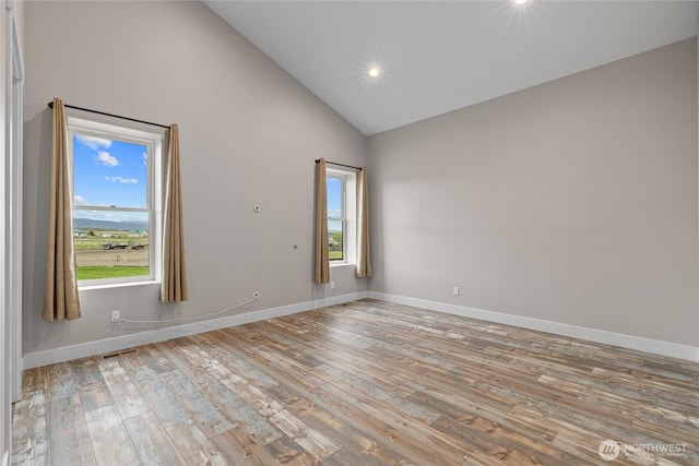 2351 Lower Green Canyon Rd, Ellensburg, WA 98926 - empty room with light wood-style flooring, baseboards, and visible vents
