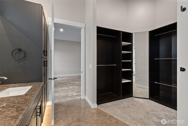 2351 Lower Green Canyon Rd, Ellensburg, WA 98926 - bathroom featuring vanity and baseboards