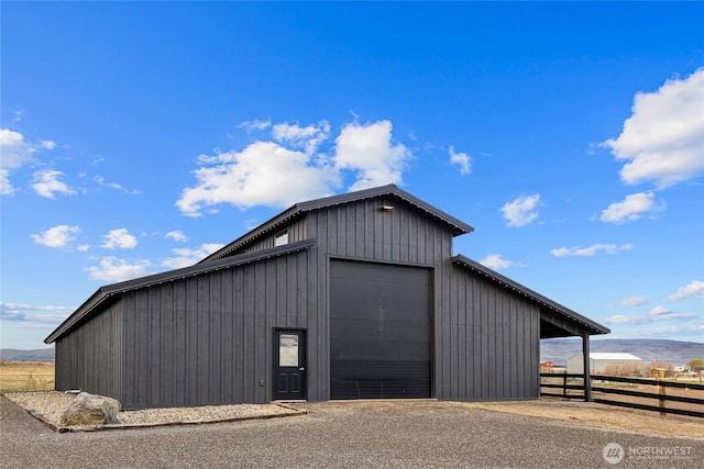 2351 Lower Green Canyon Rd, Ellensburg, WA 98926 - view of pole building featuring gravel driveway and fence