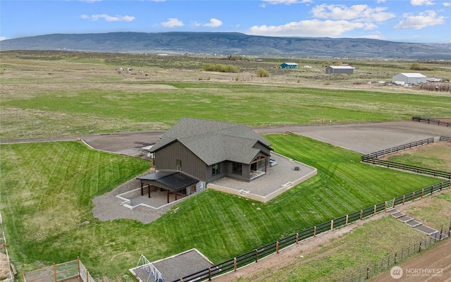 2351 Lower Green Canyon Rd, Ellensburg, WA 98926 - bird's eye view featuring a rural view and a mountain view