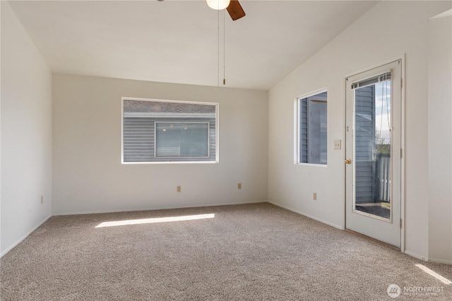 730 SE 8th Ave Unit G202, Oak Harbor, WA 98277 - carpeted empty room with baseboards and a ceiling fan