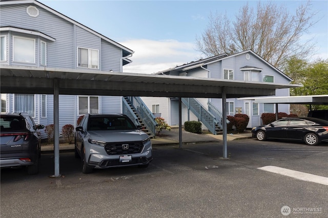 730 SE 8th Ave Unit G202, Oak Harbor, WA 98277 - covered parking lot with stairway