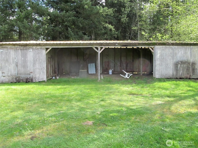 6255 Turkey Hill Rd, Clinton, WA 98236 - view of pole building featuring a lawn