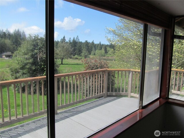 6255 Turkey Hill Rd, Clinton, WA 98236 - view of unfurnished sunroom