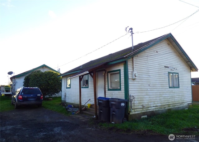view of property exterior