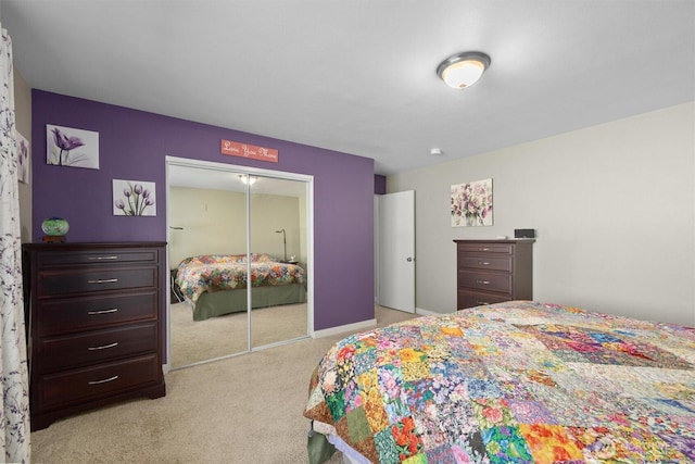 19529 Locust Way, Lynnwood, WA 98036 - bedroom featuring light colored carpet and a closet